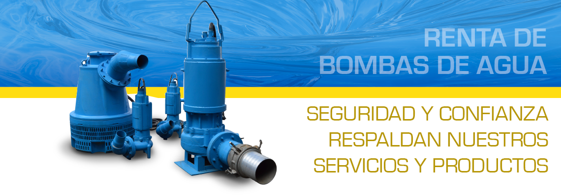 RENTA DE EQUIPOS DE BOMBEO